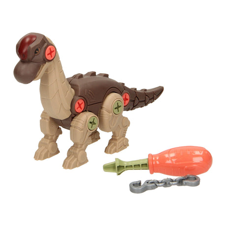 Schrauben Sie den Dino in den Käfig