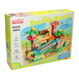 Bausteine ​​Spielkugelbahn Dschungel - 109 Stk.