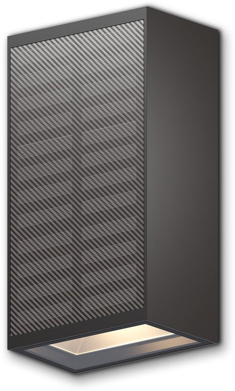 Calex birindisi Solar-Wandleuchte – warmweißes Up-Down-Licht – solarbetrieben – kabellos – wasserdicht – schwarz