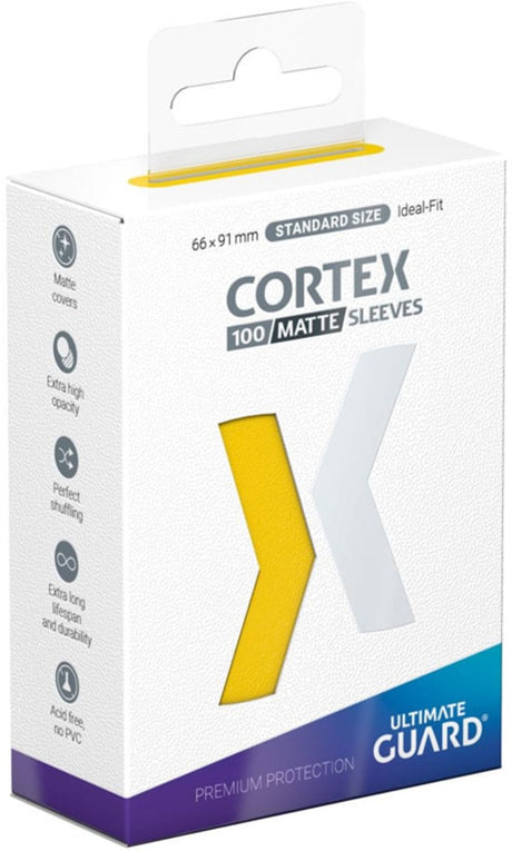 Ultimate Guard Cortex Sleeves matt Standardgröße (100) – gelb
