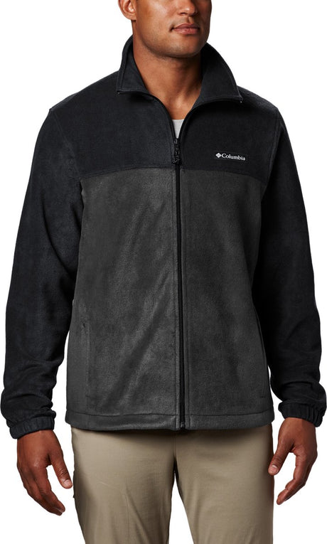 Columbia Steens Mountain™ Full Zip 2.0 Fleecejacke Herren – Fleecejacke mit durchgehendem Reißverschluss – Fleeceweste – Schwarz – Größe XXL