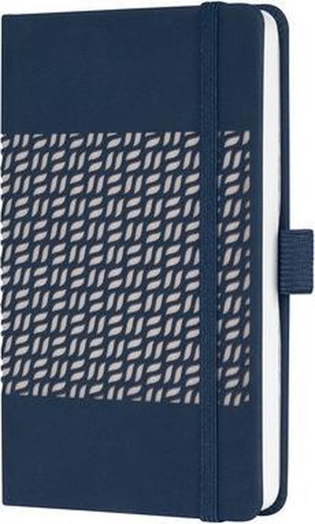 Sigel Notizbuch Jolie – Impress – A6 – Hardcover – 174 Seiten – liniert – 80-Gramm-Papier – Mitternachtsblau – Si-JN204