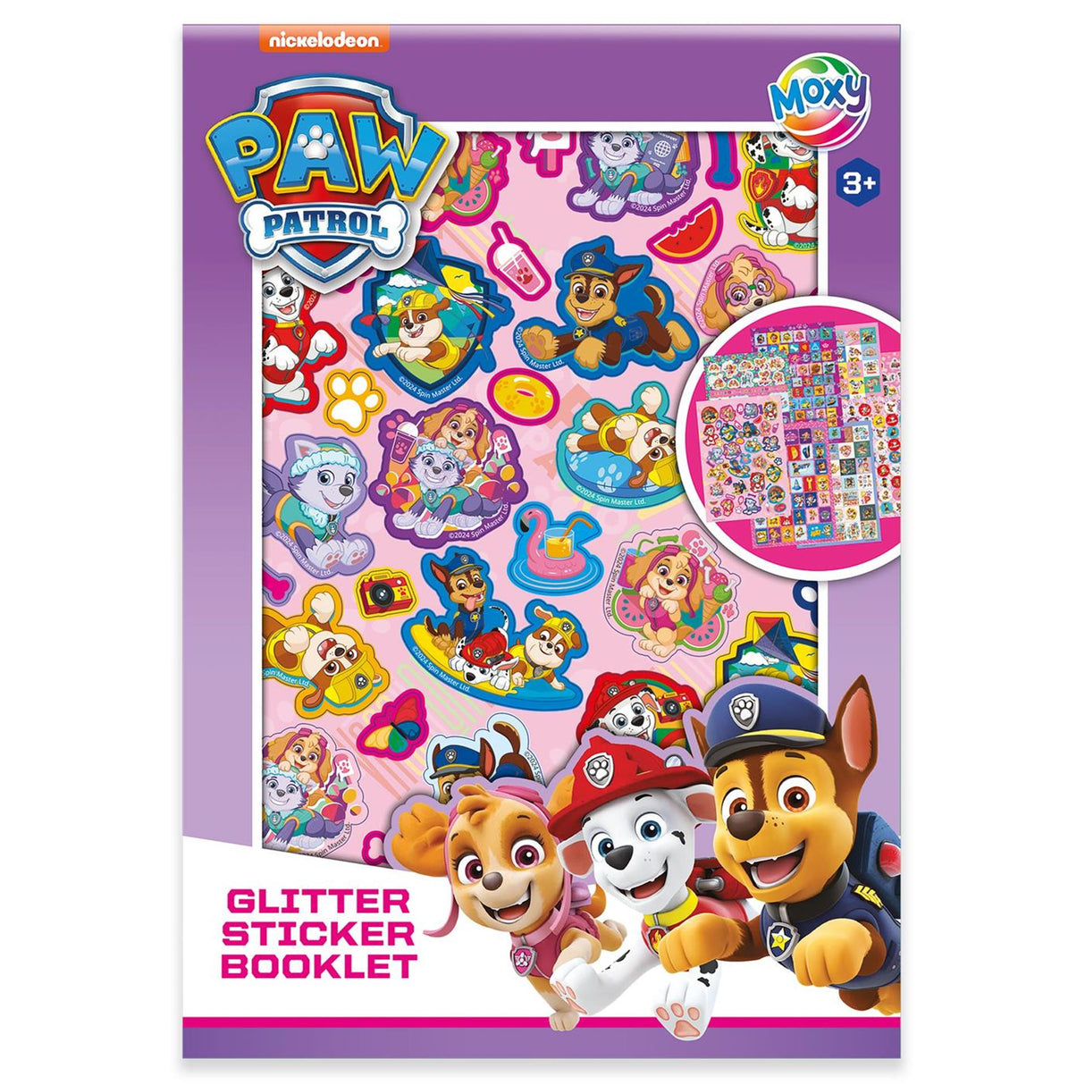 Kreativ-Bastelgruppe Moxy Paw Patrol Glitzer-Stickerbuch – A5