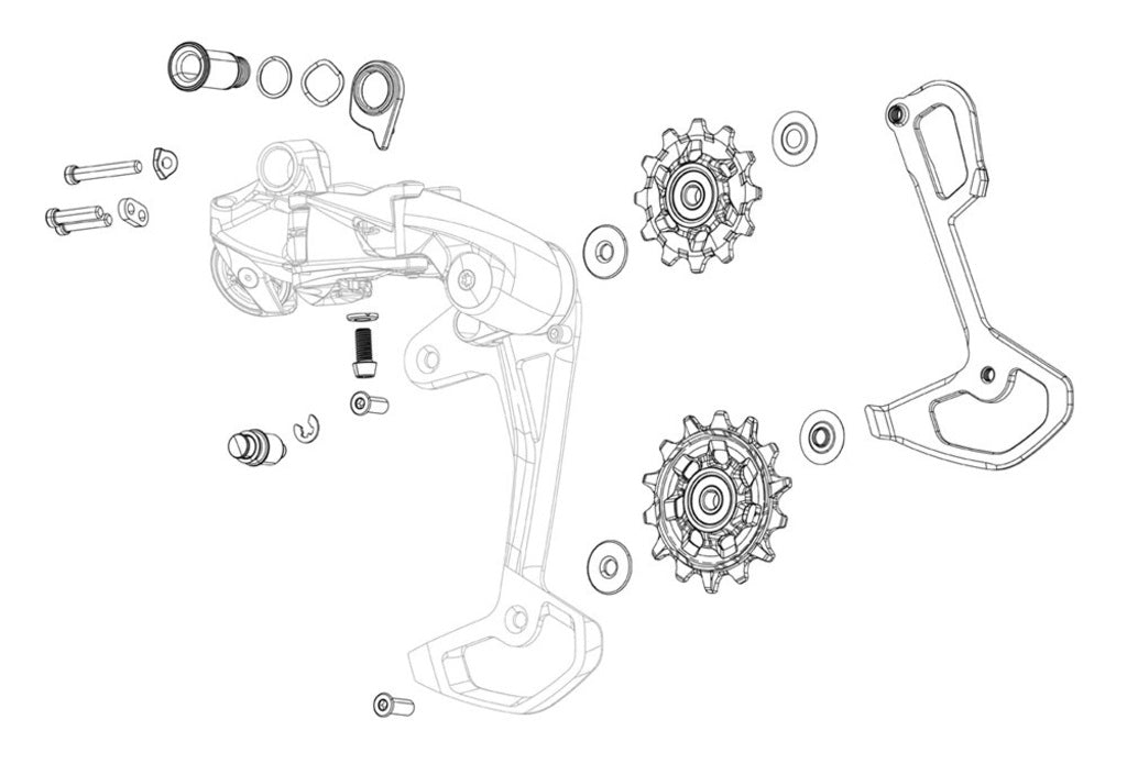 Sram Käfig Innenplatte Innenkäfig xx1 Eagle 52t