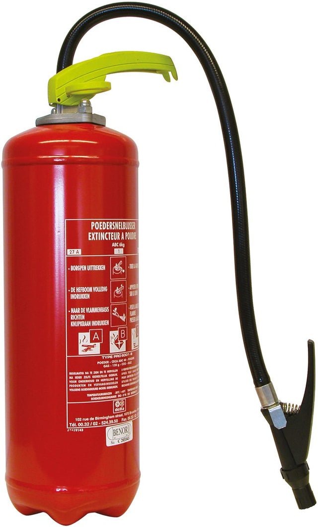 Belmic Feuerlöscher 6kg a b c benor (Gebäude)