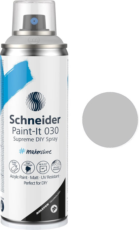Schneider schrijfwaren schneider spuitbus verf - paint-it 030 - diy spuitverf - acrylverf - 200ml - universele primer - s-ml03050480
