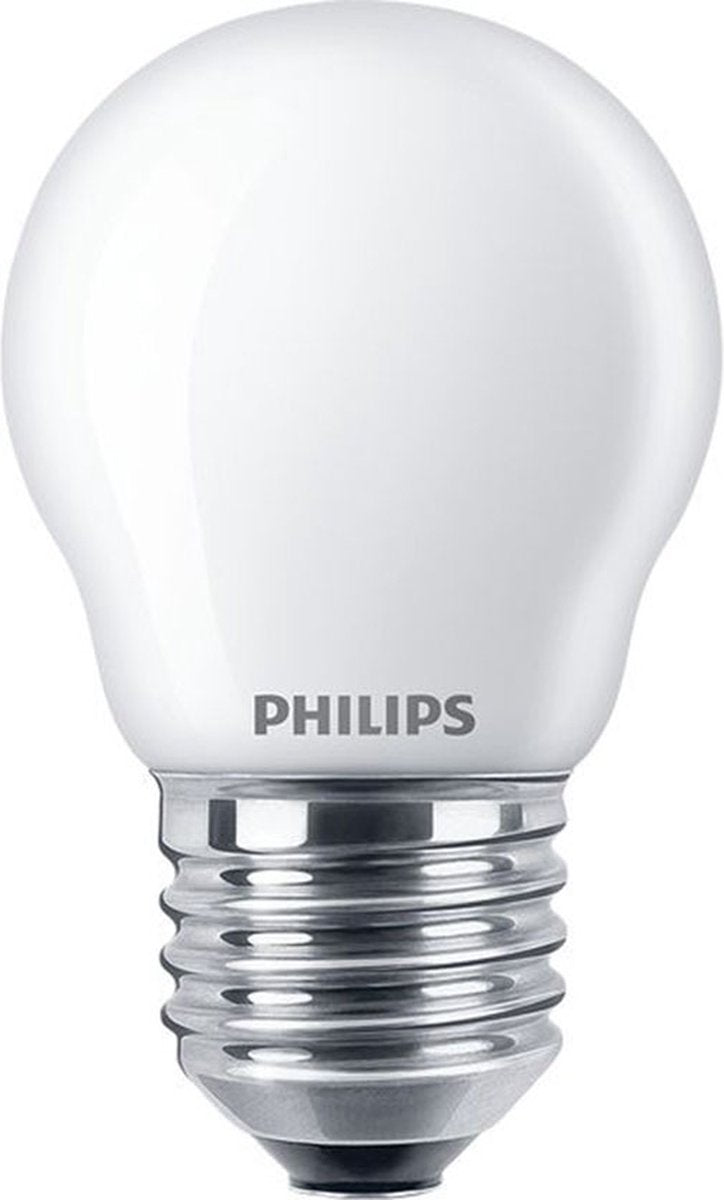 Philips led philips corepro ledluster e27 kogel mat 4.3w 470lm - 827 zeer warm wit | vervangt 40w