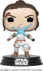 Funko! Star Wars Folge ix Rey Pop! Vinylfigur mit 2 Lichtschwertern – 9 cm