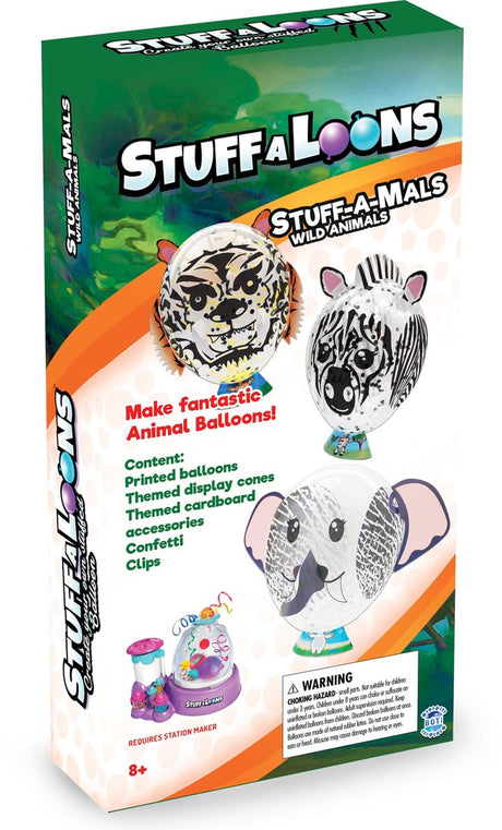 Stuffaloons stuff-a-loons wilde dieren navulpakket