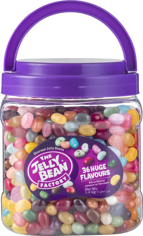 The Jelly Bean Factory – 36-Mix-Bonbonglas – Süßigkeiten – Jellybeans – 1,4 kg
