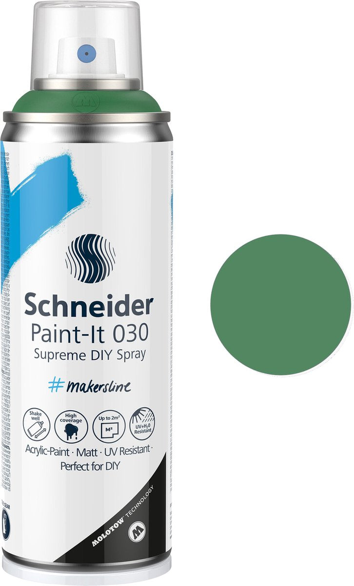 Schneider s-ml03050045 Supreme DIY Spray Paint-IT 030 Moosgrün 200 ml