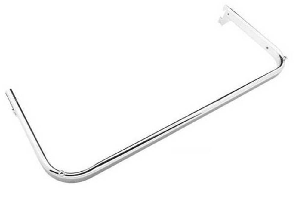 Konfektionshalterung für Racks ohne Marke 665x250 Chrom