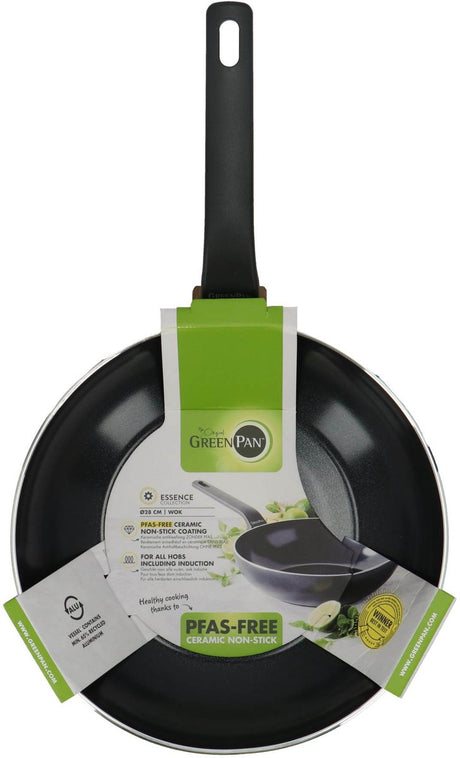 Greenpan Wokpfanne Essenz – Keramik-Antihaftbeschichtung – 28 cm