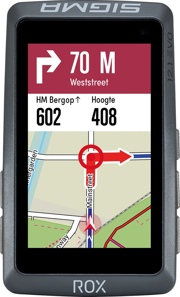 Sigma Cycling Computer Rox 12.1 Evo GPS Night Grey Basic
