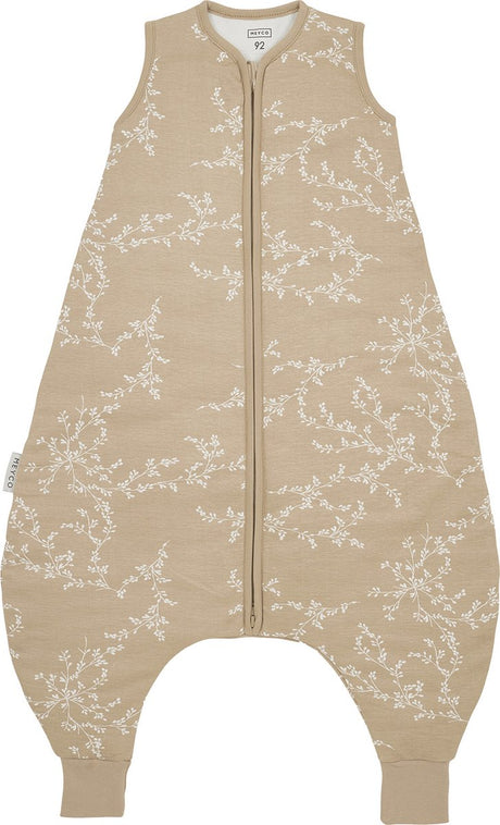 Meyco Baby Branches Baby-Winterschlafoverall-Pullover – Sand – 92 cm – 2,0 Tog