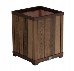 Keter deco tuinpot 74l hoogbruin
