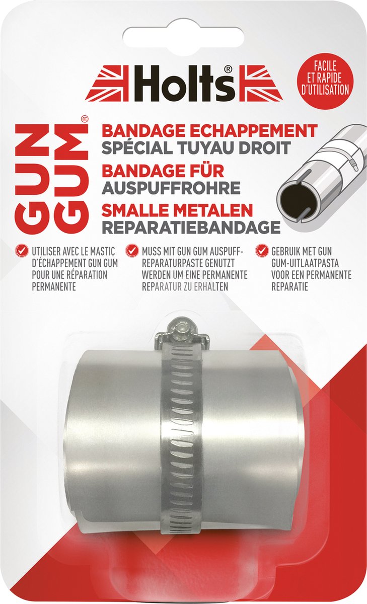 Holts Gun Gum Flexiwrap Stahlbandage-Auspuffrohr 210 x 50 mm
