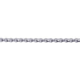 M-Wellenkette 1 2 x 1 8 Zoll 112 Glieder 1s Anti-Rust-Silber