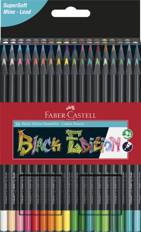 Faber-Castell Farbstifte Black Edition Farbpalette