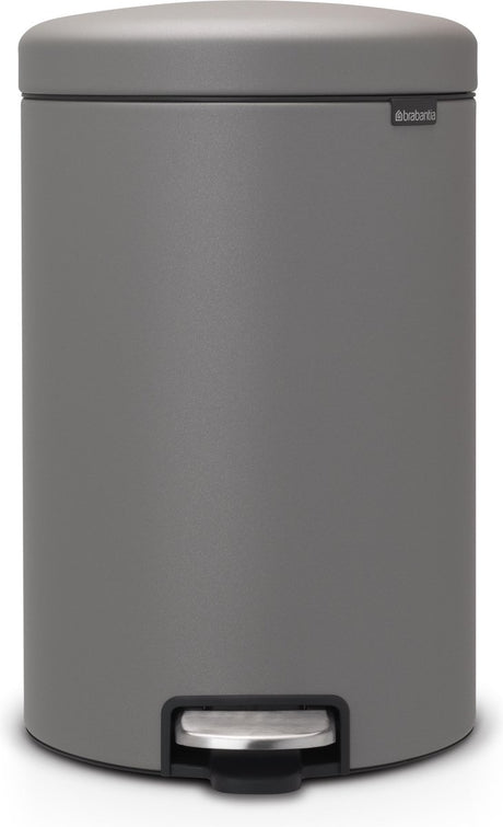 Brabantia Newicon Abfallbehälter – 20 Liter – Mineralbetongrau