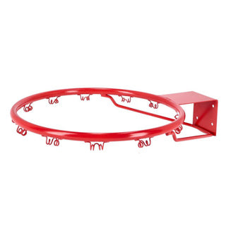 Alert Sport Basketballring Luxus mit Netz aus Metall 53 cm
