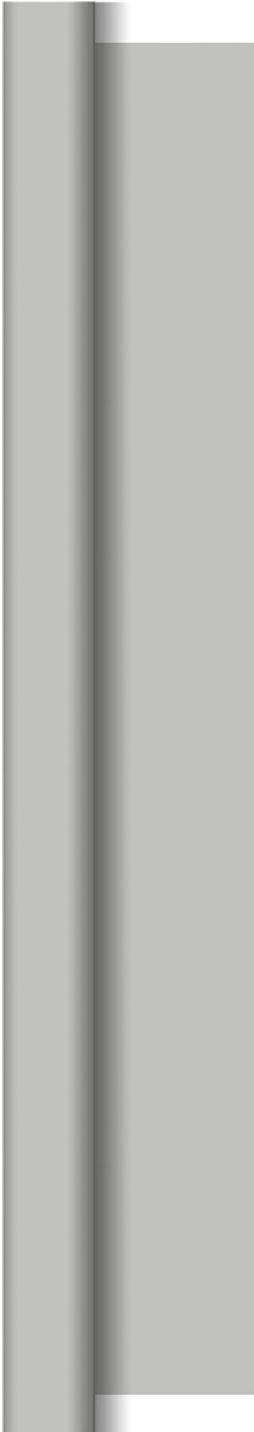 Duni silk tafellaken op rol silver 118x500cm