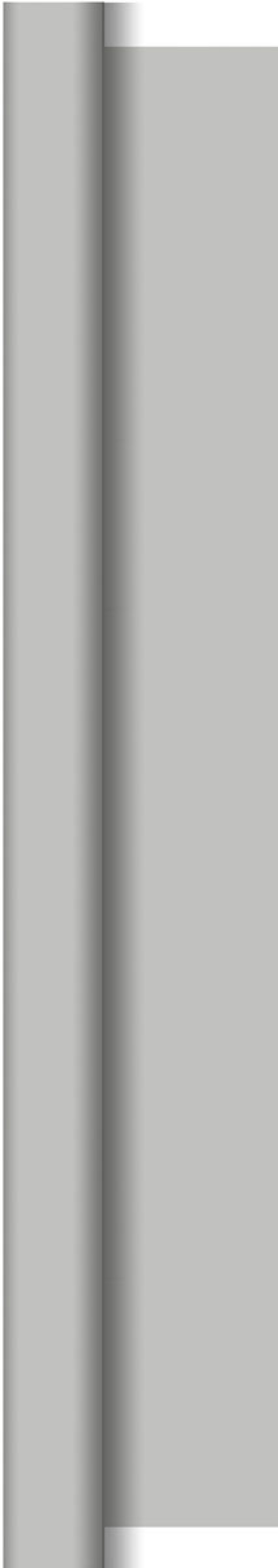 Duni silk tafellaken op rol silver 118x500cm
