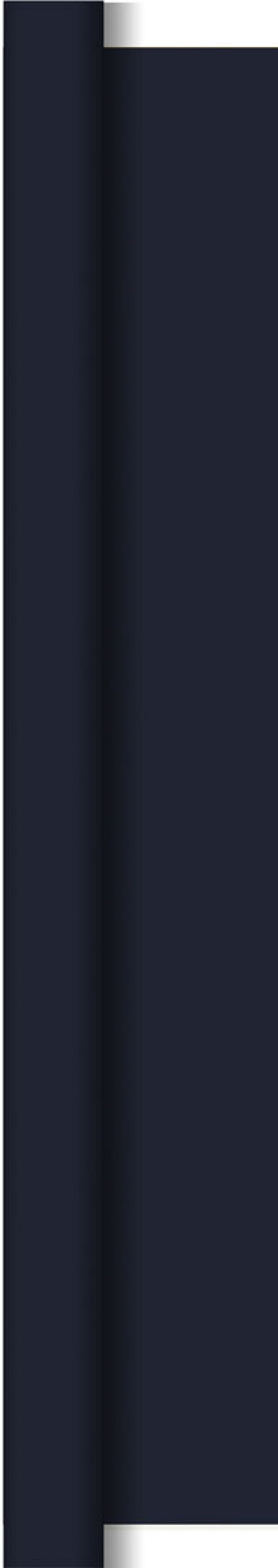 Duni silk tafellaken op rol black 118x500cm