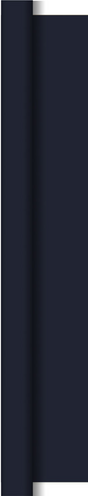 Duni silk tafellaken op rol black 118x500cm