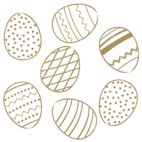 Duni Servietten goldene Eier 3-lagig 33x33cm