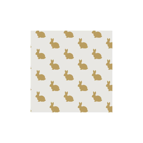 Duni servetten golden bunny 24cm