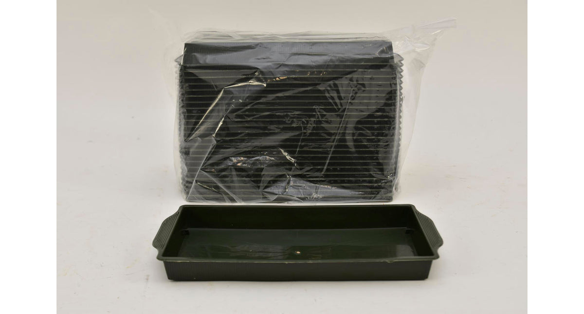 Pak á 25 single brick tray green 26x12cm