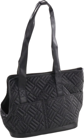 Flamingo Belle - Tragetasche Hunde - Tragetasche Belle schwarz 49x22,5x31cm