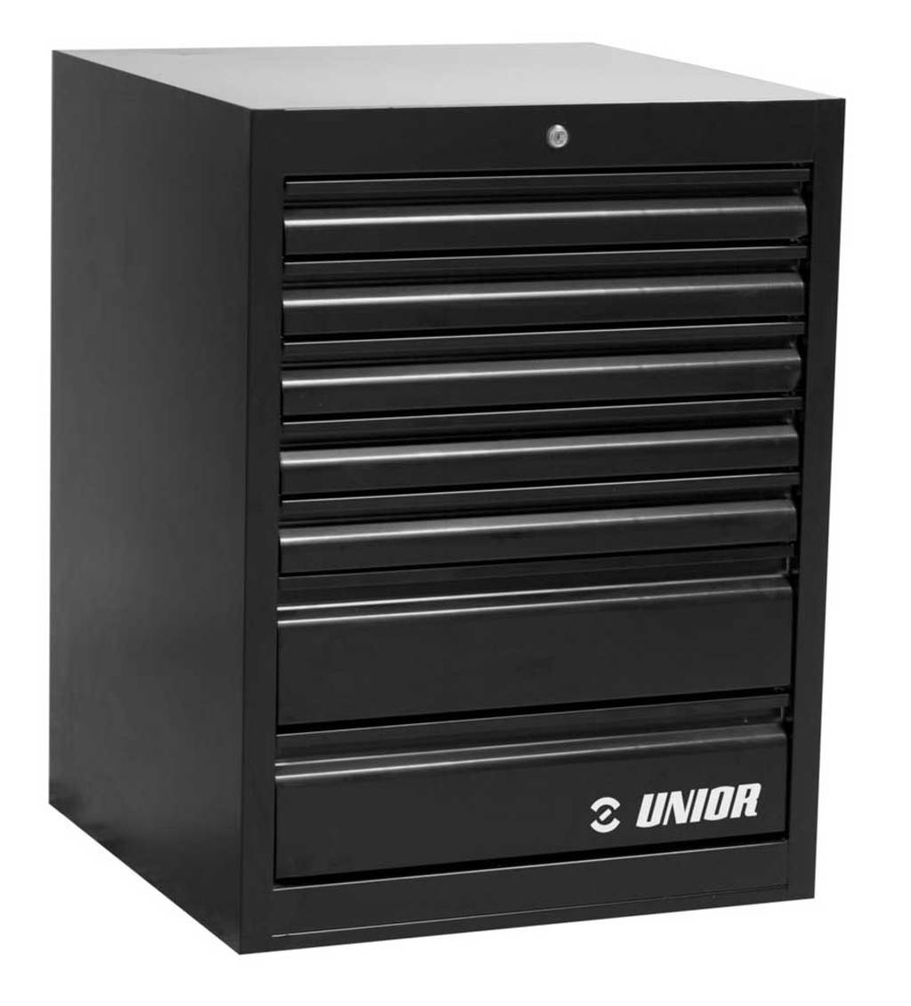 Unior grs Kommode 7l schwarz *auf Bestellung*