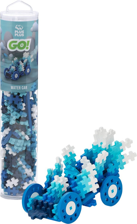 Plus-plus los! Rohrauto Wasser 200-teiliger Baukasten – 4289 – Konstruktionsspielzeug – Konstruktionsspielzeug – Set mit Bausteinen – ab 5 Jahren
