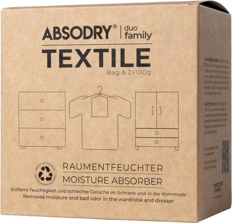 Absodry Duo Family Feuchtigkeitsabsorber Textil 2x 100gr