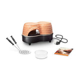 Emerio Emerio PO-122250 Pizzarette Duo + 2 Spatel, Terrakotta, Schwarz
