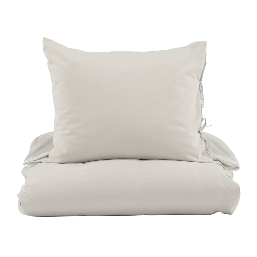 Venture Home Duvet Cover Jenna 200x150 cm Baumwollsand -ausgelöst