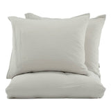 Venture Home Venture Home Duvet Cover Mila 220x240 cm Baumwolle hellgrau