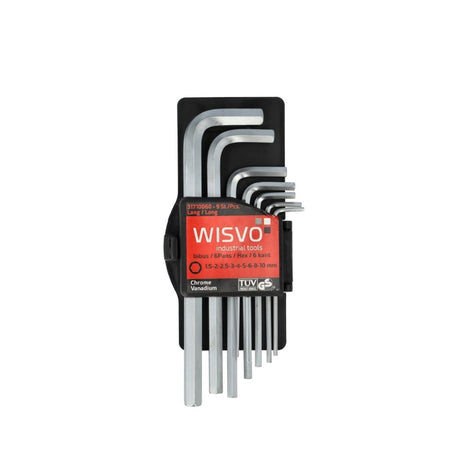 Wisvo GRS-Innensechskant-Steckschlüsselsatz 1,5-10 mm 9-tlg