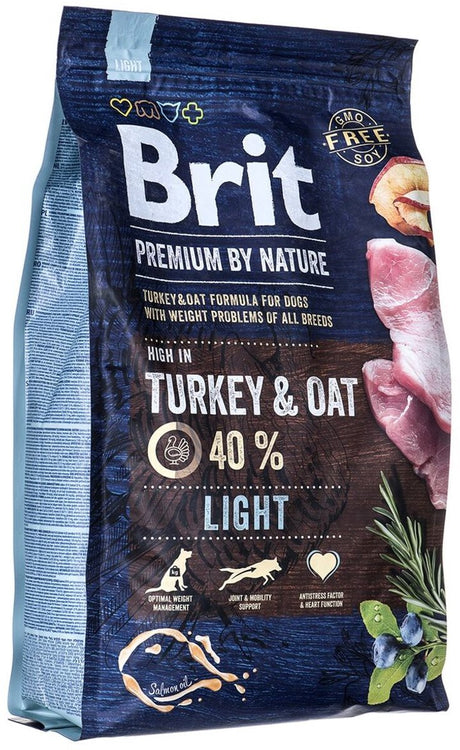 Brit voer premium by nature light volwassen 3 kg
