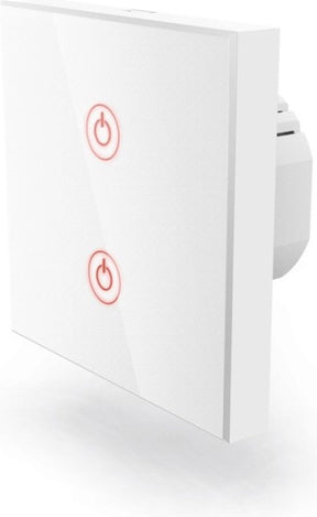 Hama WiFi-Touch-Wandschalter, Unterputz, Weiß