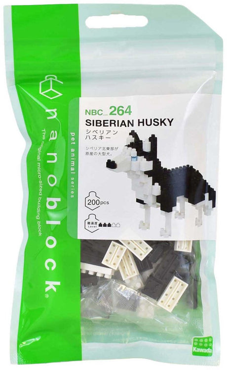 Nanoblock Nanoblock-Baukasten Husky - 200-tlg.
