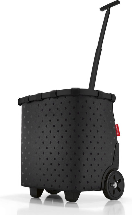 Reisenthel Carrycruiser Einkaufstrolley – 40 l – Gestell glänzend Punkte schwarz