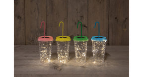 Solar beker 9x24cm 4 assortie