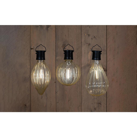 Anna's collection solar retro filament lamp 12,5x15cm