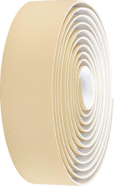 Bbb cycling stuurlint gravelbike en racefiets - beste grip en schokabsorptie - lengte: 200cm - dikte: 3.5mm - incl. stuurdoppen - zand geel - gravelribbon gel bht-16