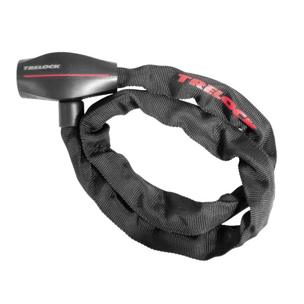 Trelock BC 260 - Licht und flexible Kettenschloss (85 cm 5 mm) - Schwarz