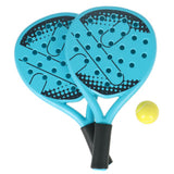Padel-Set, 2 Schläger mit Ball