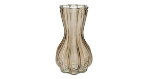 Vase miley d9.2 12.2xh20.5cm taupe